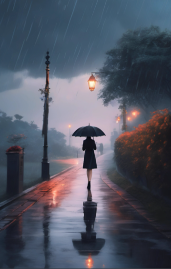 何美鸿丨考场命题作文：风雨中