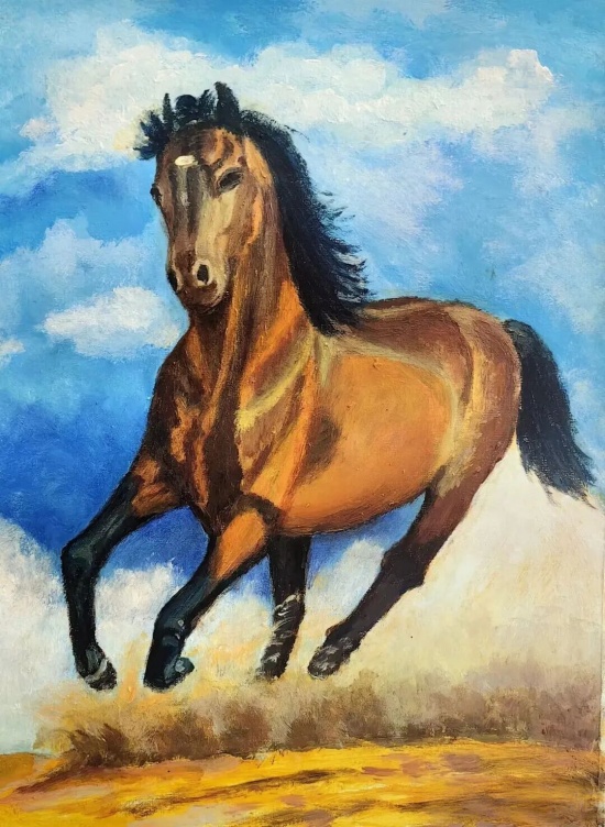 何美鸿丨骏马（近体诗二首）