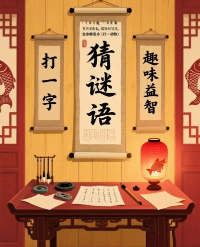 何美鸿丨自制谜语，快来猜啦