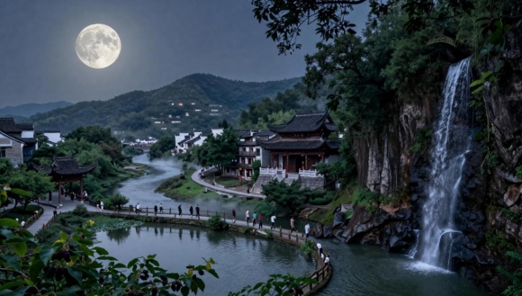 郭杰广丨在月光下的西樵行走（四首）
